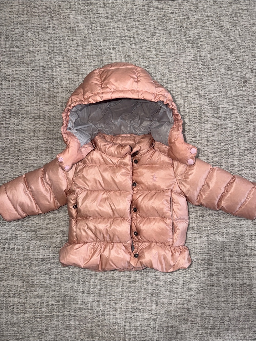 POLO RALPH LAUREN BABY GIRL PUFFER JACKET SIZE 6-12M